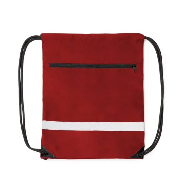 Drawstring bag Lucio reflectorizant din RPET 300D