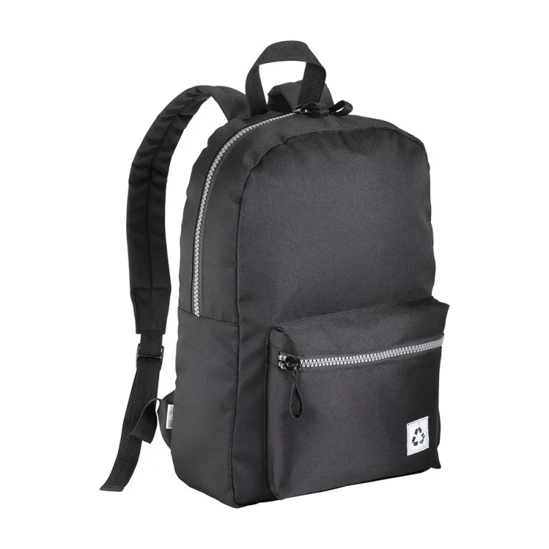 Rucsac pentru laptop din PET reciclat, cu efect melanj – cu imprimare personalizată