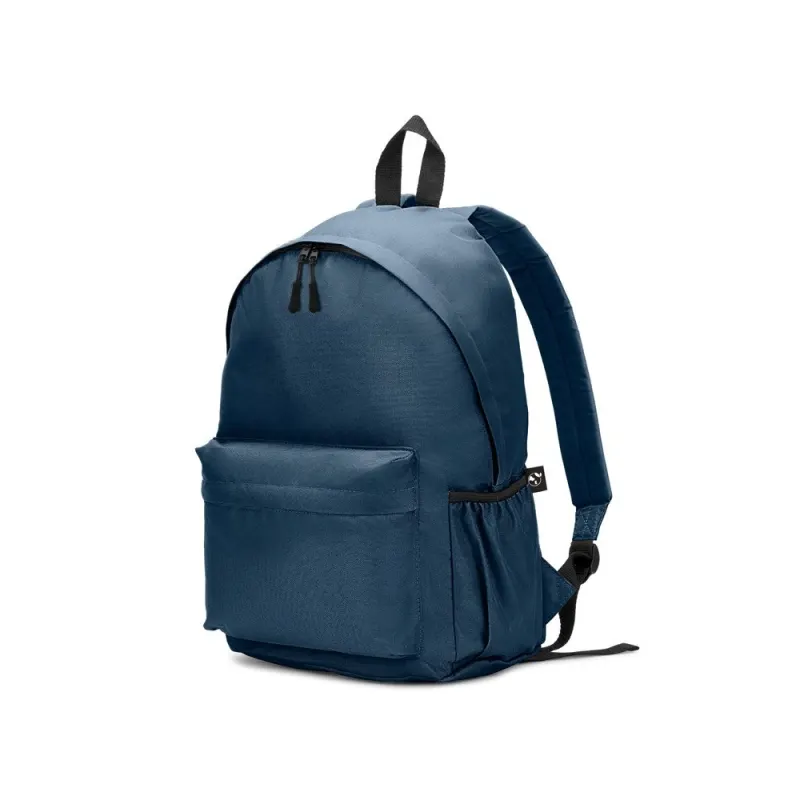 Rucsac clasic cu un design atemporal din poliester reciclat 600D Rosario – cu imprimare personalizată