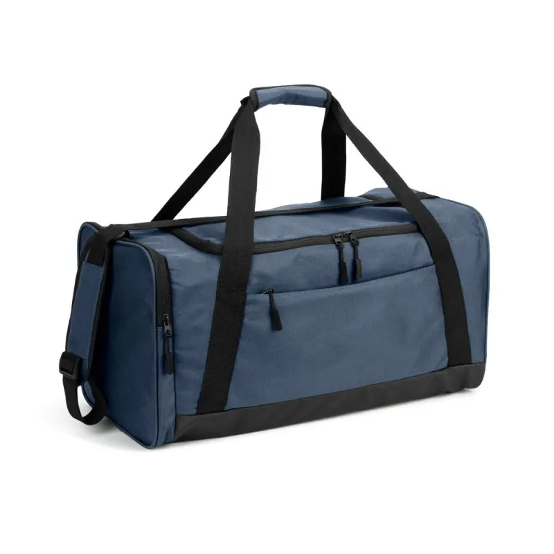 Geantă de sport din poliester reciclat 600D de înaltă densitate Faro – cu imprimare personalizată