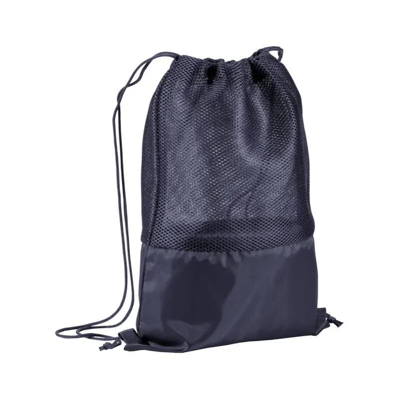 Rucsac din poliester 210T, cu plasă și închidere cu șnur – cu imprimare personalizată