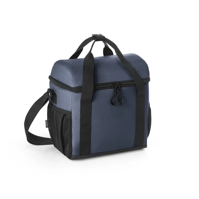 Geantă frigorifică căptușită din poliester reciclat 600D ripstop 11 L Roma M – cu imprimare personalizată