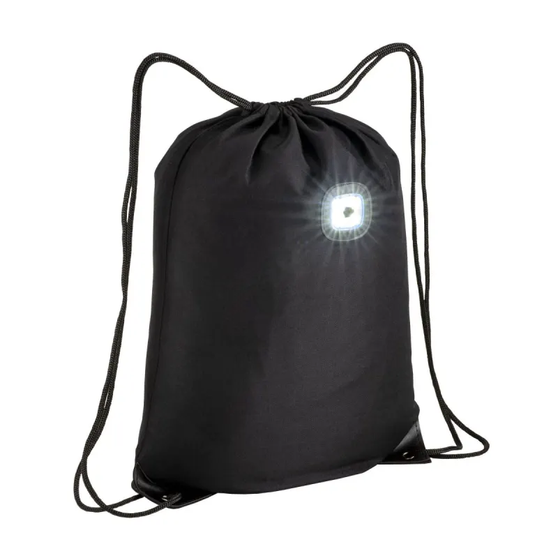 Rucsac din poliester 300D, cu lampă LED COB și colțuri întărite. – cu imprimare personalizată
