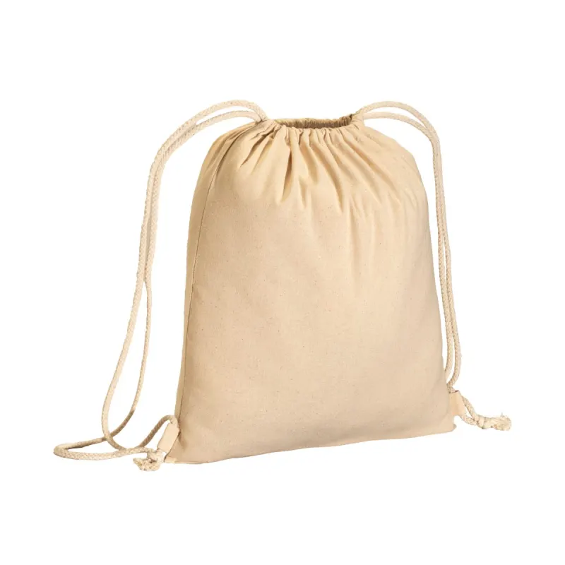 Rucsac din bumbac de 180 g/m², cu închidere cu șnur – cu imprimare personalizată