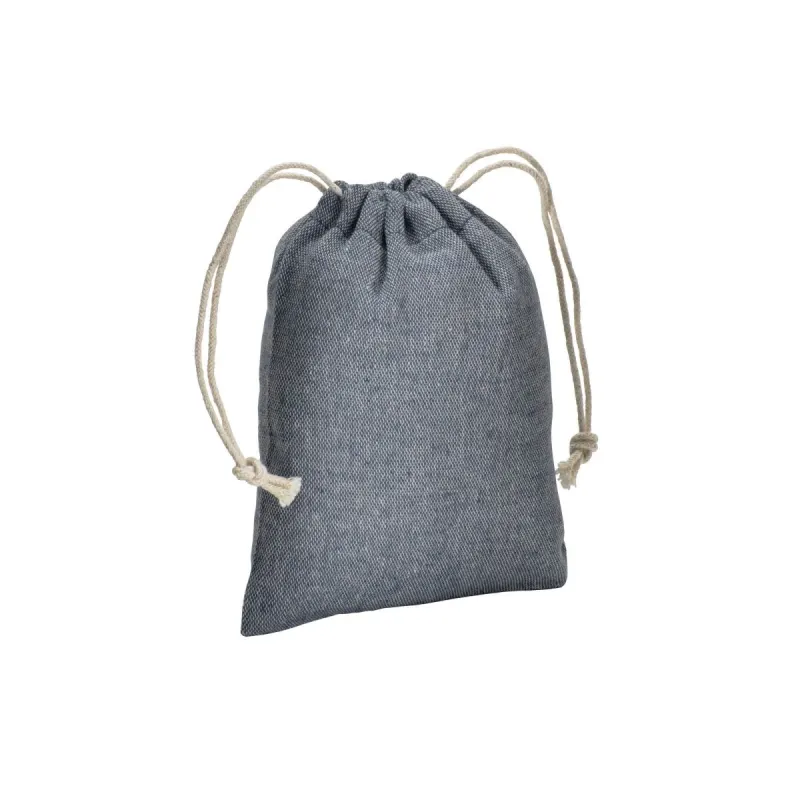 Pungă cadou din bumbac reciclat, 150 g/m², 10 x 14 cm – cu imprimare personalizată