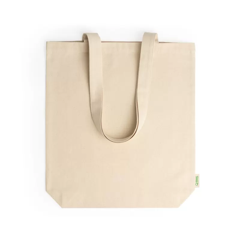 Tote bags din Bumbac Organic SBT 280g/m² cu burduf - Natur