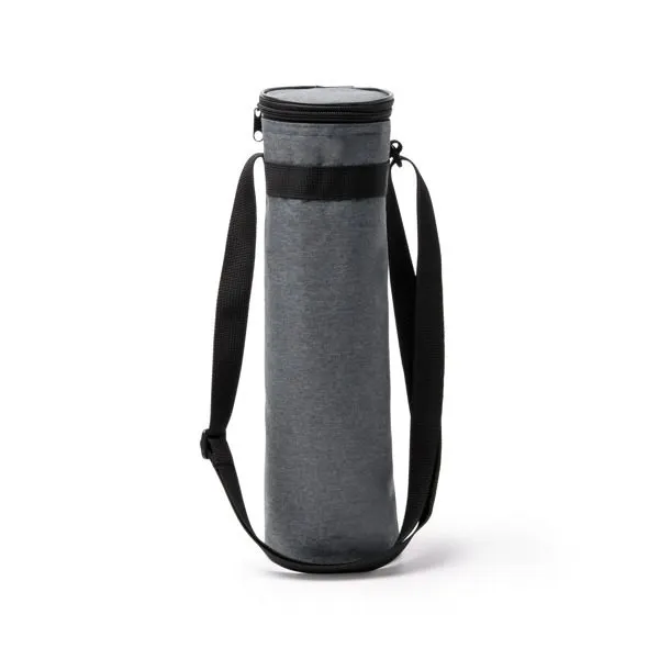 Bottle cooler Yonek heather din RPET 600D cu fermoar