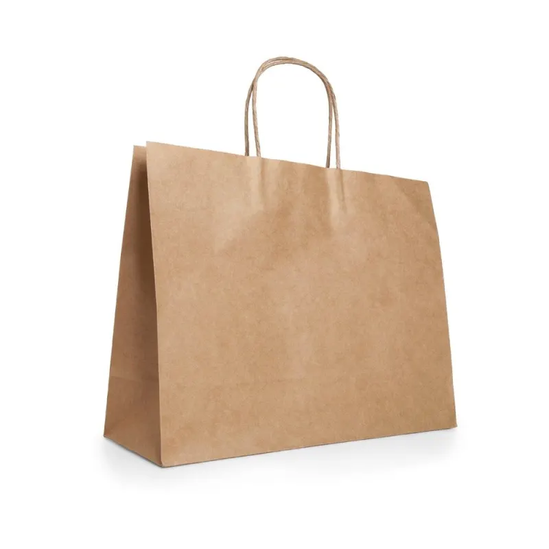 Pungă de hârtie kraft (115 g/m²) Kira – cu imprimare personalizată