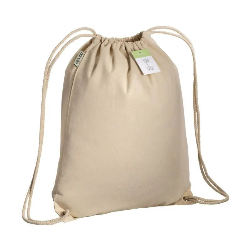 Pungă din bumbac organic cu șnur și colțuri întărite – cu imprimare personalizată