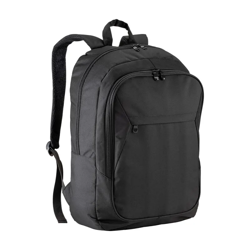 Rucsac pentru laptop din poliester 300D, de 17 inch, cu trei buzunare – cu imprimare personalizată